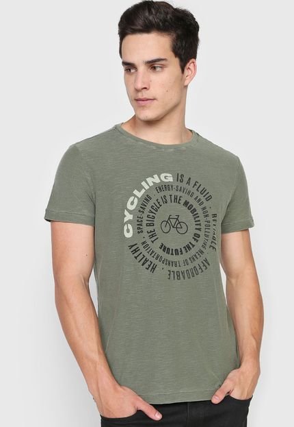 Camiseta Osklen Rough Cycling Verde - Marca Osklen