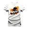 Camiseta Plus Size Unissex Algodão Macia Premium Estampada Cars Flatout - Branco - Marca Nexstar