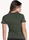 T-SHIRT FEMININA COM RECORTES NOS OMBROS  Verde Militar - Marca Art Livre