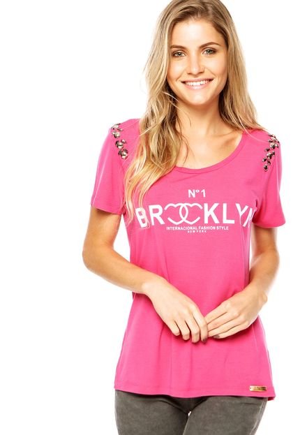 Blusa Little Pink Brooklyn Rosa - Marca Little Pink