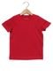 Camiseta Manga Curta Tommy Hilfiger Infantil Bordado Vermelho - Marca Tommy Hilfiger Kids