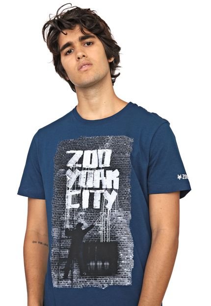 Camiseta Zoo York Ny City Azul - Marca Zoo York