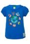 Camiseta Licenciados Copa do Mundo Infantil Etnias Azul - Marca Licenciados Copa do Mundo