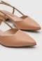 Scarpin Slingback Jorge Bischoff de Couro Color Block Nude - Marca Jorge Bischoff