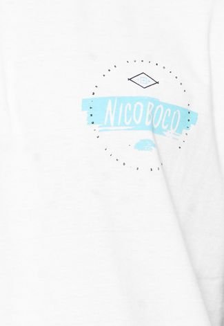 Camiseta Nicoboco Cool College Branca