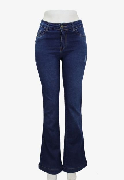 Calça Dardak Flare Jeans Azul Marinho Produto Gentilmente Usado - Marca EMIGÊ