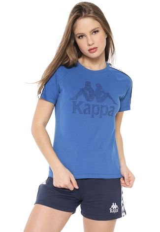 Blusa Kappa Authentic Azul