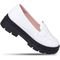 Mocassim Infantil Feminino Branco Sapato Social Tratorado Boneca - Marca Pepite Moda Infantil