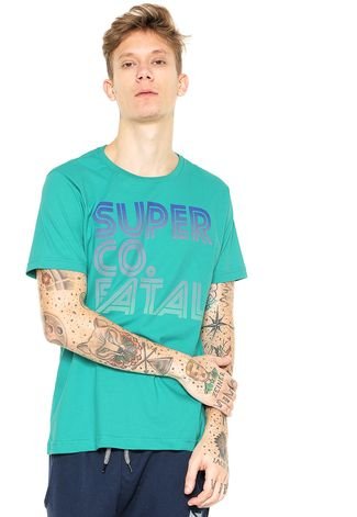 Camiseta Fatal Surf Estampada Verde