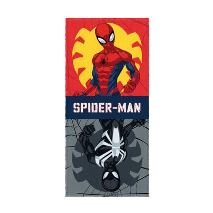 Toalha de Banho Infantil Felpuda Antialérgica 60cm x 1,20m Spider Man - Marca Lepper