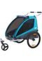 Bike Trailer Para 1 ou 2 Crianças Coaster Azul Thule - Marca Thule