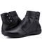 Bota Rasteira Mr. Gutt em Couro Cano Curto Preto - Marca Mr. Gutt