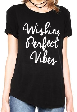 Camiseta MOB Perfect Vibes Preta