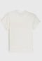 Camiseta Infantil Colcci Fun Lettering Off-White - Marca Colcci Fun