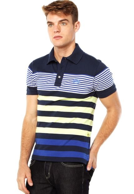 Camisa Polo Triton Peru Live Azul - Marca Triton