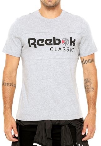 Camiseta Reebok Classic Heath Cinza