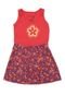 Vestido Mineral Kids Floral Vermelho - Marca Mineral Kids