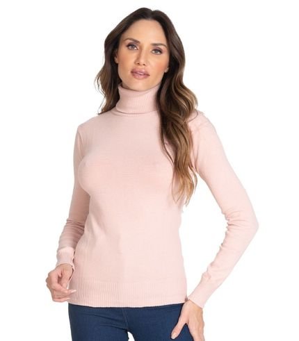 Blusa Feminina Tricot Select Rosa - Marca Rovitex