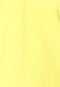 Camisa Polo Colcci Brasil Bordado Amarela - Marca Colcci