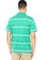 Camisa Polo Kanui Clothing & Co. Listrada Verde/Azul - Marca Kanui Clothing & Co.