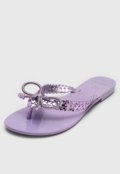 Chinelo Melissa Harmonic Chrome   D Lilás - Marca Melissa