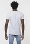 Camiseta Joss Corte a Fio Hang Loose Branco - Marca Joss