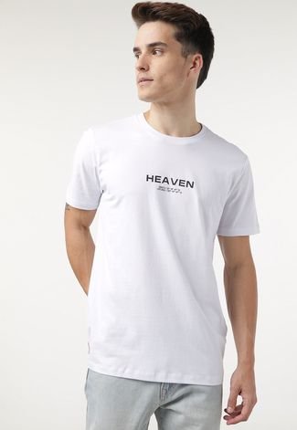 Camiseta John John Masculina Heaven Block Branca em 2023