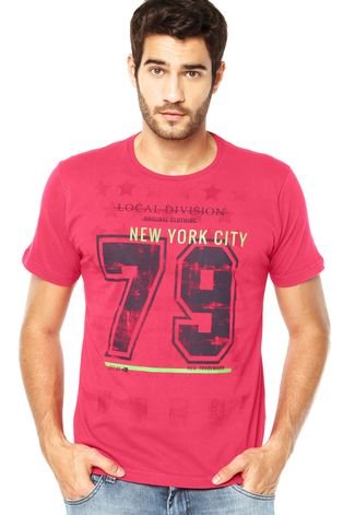 Camiseta Local New York City 79 Rosa