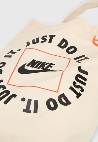 Bolsa Nike Sportswear Heritage Tote Gfx Jdi Off-White