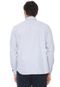 Camisa Lacoste Reta Xadrez Branca/Azul - Marca Lacoste