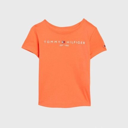 Camiseta Clássica Infantil Tommy Kids Coral - Marca Tommy Hilfiger Kids