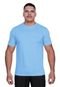 Camiseta Masculina Básica Techmalhas Azul Claro - Marca TECHMALHAS
