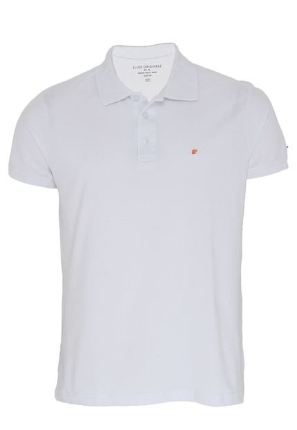 Camisa Polo Ellus Reta Branca - Marca Ellus