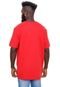 Camiseta NBA Ball OutLine Chicago Bulls Vermelha - Marca NBA