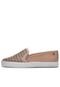 Slip On Capodarte Laser Cut Nude - Marca Capodarte