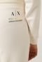 Calça de Moletom AX ARMANI EXCHANGE Jogger Logo Off-White - Marca AX ARMANI EXCHANGE