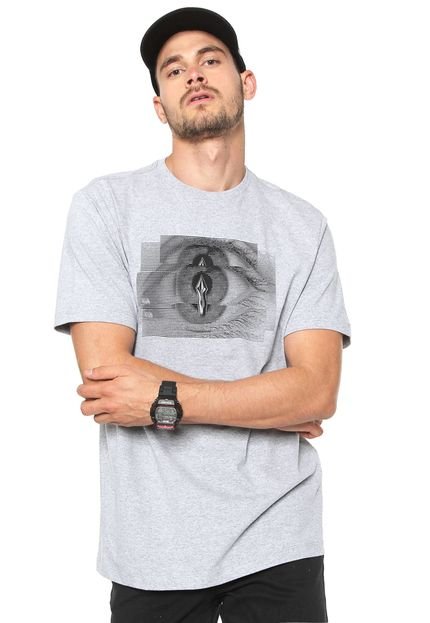 Camiseta Volcom Positive Cinza - Marca Volcom