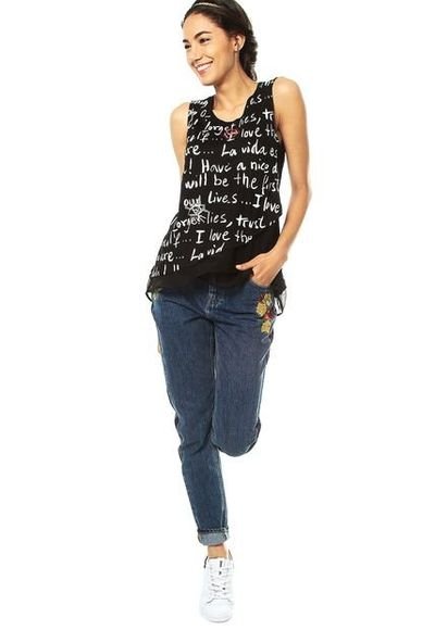 Camiseta negra desigual store