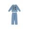Peças de Roupas Pijama Azul Monstro Infantil/Juvenil Masculino Camisas Manga Q/ Brilha no Escuro - Marca CFAstore
