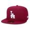 Boné New Era 59fifty Los Angeles Dodgers Vermelho Escuro - Marca New Era