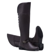 Bota Montaria Feminina Cano Longo Over The Knee Country Schiareli 11503 Marrom - Marca Schiareli