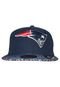 Boné New Era 5950 Crackle Vize New England Patriots NFL Azul - Marca New Era