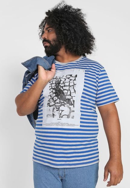 Camiseta Reserva Copacabana Azul/Cinza - Marca Reserva