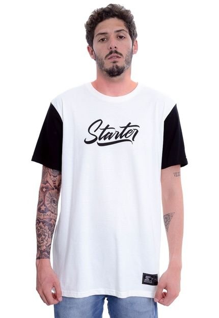 Camiseta Starter Estampada Hand Off White - Marca STARTER