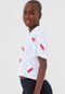 Camiseta Cropped Fila Full Acqua Branca - Marca Fila