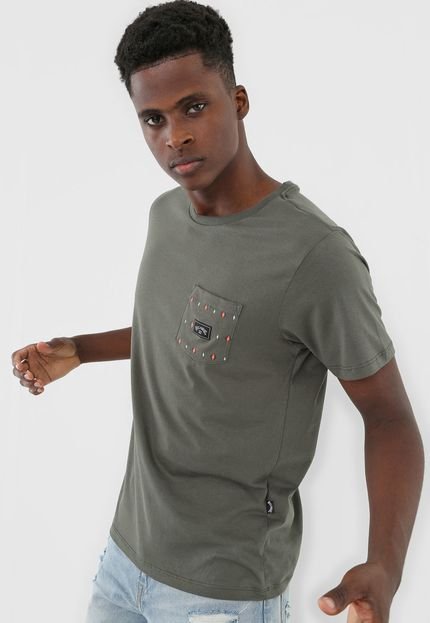 Camiseta Billabong Team Pocket Mini Ii Verde - Marca Billabong