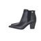 Bota Feminina Chelsea Cano Curto Couro Salto 6 CM Preto Spinelli - Marca Spinelli