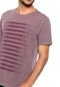 Camiseta Aramis Regular Fit Listras Roxo - Marca Aramis