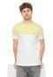 Camiseta Tommy Hilfiger Recortes Amarela/Branca - Marca Tommy Hilfiger