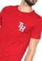 Camiseta Tommy Hilfiger Th Felt Vermelha - Marca Tommy Hilfiger